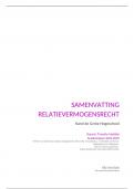 Samenvatting -  Relatievermogensrecht