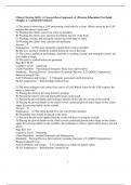 Chapter 2. Caring Interventions Test Bank For Clinical Nursing Skills: A Concept-Based Approach, 4e (Pearson) Education (Chapter 2 only Questions and Complete Solutions)