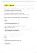 ICBC Class 4| Questions with 100% Correct Answers | Verified