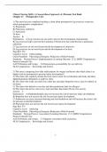 Chapter 13. Perioperative Care Test Bank For Clinical Nursing Skills: A Concept-Based Approach, 4e (Pearson) Education (Chapter 13 only Questions and Complete Solutions)