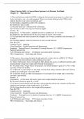 Chapter 14. Reproduction Test Bank For Clinical Nursing Skills: A Concept-Based Approach, 4e (Pearson) Education (Chapter 14 only Questions and Complete Solutions)