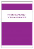 Uitwerking patiëntbespreking klinisch redeneren (dialyseverpleegkundige opleiding)