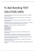 FL Bail Bonding TEST  SOLUTION 100%