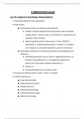 EM EOR study guide /CARDIOVASCULAR ACUTE/SUBACUTE BACTERIAL ENDOCARDITIS