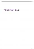 PiCat Study Test