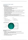 Samenvatting Global Health 101 Essential Public Health -  international public health (AB-1145)