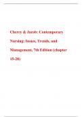 Cherry & Jacob Contemporary Nursing Issues, Trends, and Management, 7th Edition CHAPTER 15-28