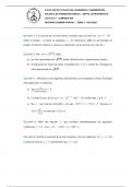 Examen (elaboraciones) Cálculo  (C1) 