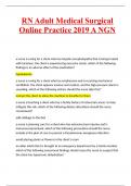 RN Adult Medical Surgical Online Practice 2019 A NGN