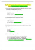 HA Final Exam Questions and Answers Latest 2022(A+ quiz) 75 Questions with accurate answers