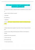 012 oae practice test questions and answers graded A+