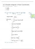 Double Integrals in Polar Coordinates