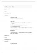 BIO 201 Anatomy Final Exam Questions and Answers anatomy final-Straighterline