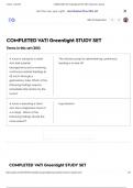 Virtual ATI predictor Green Light COMPLETED VATI Greenlight STUDY SET 2023 Graded A+ FlashCards