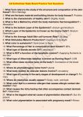 GA Esthetician State Board Practice Test Questions1. What Term refers to the study of the structure and composition of the skin tissue?: Skin Histology 2. What are the basic material and building blocks for body tissues?: Proteins 3. What is the character