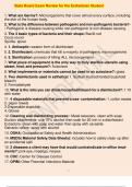 State Board Exam Review for the Esthetician Student. What are Germs?: Microorganisms that cover almost every surface, including the skin of the human body. 2. What is the difference between pathogenic and non-pathogenic bacteria?- : Pathogenic is disease 