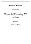 Financial Planning 2nd  Warren McKeown, Mike Kerry, Marc Olynyk (Solution Manual)