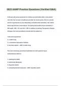 2023 AANP Practice Questions (Verified Q&A), AANP Review Questions and ANSWERS 2022/2023, FNP from practice exam AANP COMPLETE SOLUTION (A+ GRADED 100% CORRECT) 2022/2023 & AANP/ANCC Questions and Answers (Complete Solution) 2023, Graded A+.