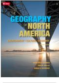 TEST BANK For The Geography Of North America, Environment, Culture, Economy, 2nd Edition by Susan W. Hardwick. Fred Shelley & Donald Holtgrieve