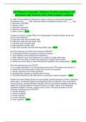 AP Human Geography Midterm Practice questions (227 Questions and Answers 2022 with complete solution) In 1798, Thomas Malthus published an essay in which he claimed that population  increased at a(n) _____ rate, while the means of subsistence grew at a(n)