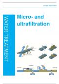 Micro and Ultrafiltration - Drinking Water Treatment 1, TU Delft