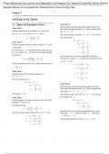 Finite Mathematics and Calculus with Applications 10th Edition By Margaret Lial, Raymond Greenwell, Nathan Ritchey (Solution Manual)