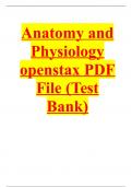 ANATOMY AND PHYSIOLOGY OPENSTAX TEST BANK /Anatomy and Physiology openstax PDF File Test Bank