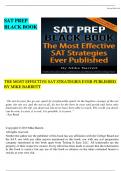 SAT PREP  BLACK BOOK