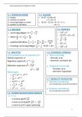 samenvatting/formule blad Wisunde A Domein B Algabra en Tellen