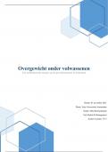 Eindpaper Beleid & Management (overgewicht onder volwassenen)