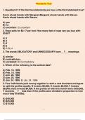 Wonderlic Test 1. Question #1: If the first two statements are true, is the third statement true? Kevin shook hands with Margaret.Margaret shook hands with Steven. Kevin shook hands with Steven. A) yes B) no C) uncertain: C) uncertain 2. Rope sells for $0