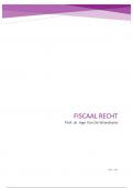 Samenvatting Fiscaal recht 2022 - 2023