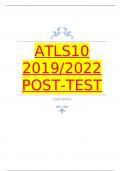 ATLS10 2023 POST-TEST // ATLS POST-TEST