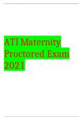 ATI RN OB MATERNITY PROCTORED EXAM {3 LATEST VERSIONS} 2023