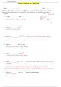 MATH 101 Practice problems for Final Exam