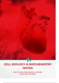 From Molecules to Cells: A Comprehensive Study Notes to Cell Biology and Biochemistry for Healthcare Professionals