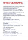 2024/2025 LATEST NAB EXAM  Bundled Exam / Download to pass / Graded A 