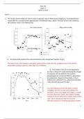 BIOL 214 Genes and Evolution Exam 3 Part 1&2 Answer key. question and answers (MC) 100% Accurate.