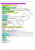 NURS 328: PEDs EXAM 1 STUDY GUIDE-2023- (Clear & Elaborate) 