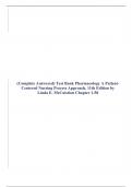 (Complete Answered) Test Bank Pharmacology A Patient-Centered Nursing Process Approach, 11th Edition by Linda E. McCuistion Chapter 1-58