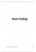 Root Finding