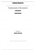 Fundamentals of Biostatistics 8th Edition By Bernard Rosner (Solution Manual)