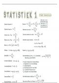 Samenvatting -  Statistiek I