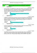 NURS NRNP- 6640	 Psychotherapy WITH Individuals.2020 MIDTERM EXAM Week 6. VERIFIED QUESTIONS WITH 100% RATIONALE. GRADED A+ 