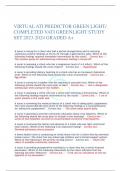 VIRTUAL ATI PREDICTOR GREEN LIGHT/ COMPLETED VATI GREENLIGHT STUDY SET 2023-2024 GRADED A+