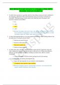 2023 HESI PN EXIT EXAM V3 110(Q&A).With 100% Accurate Answers Graded A+