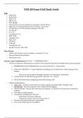 NUR 265 Exam 4 Full Study Guide.