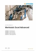 Case uitwerking Excel advanced 