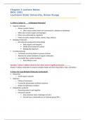 BIOL 1001 (Paul) Ch. 3 Lecture Notes - Louisiana State University (LSU), Baton Rouge