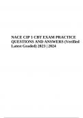 NACE CIP I CBT Final EXAM PRACTICE QUESTIONS AND ANSWERS Latest Graded A+ 2023/2024 | NACE CIP I EXAM Practice Questions with Correct Answers | Latest 2023/2024 Graded A+ & NACE CIP I CBT Exam Questions With Answers New Update 2023 | 2024 Graded A+